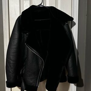 Taylor Black Leather Jacket